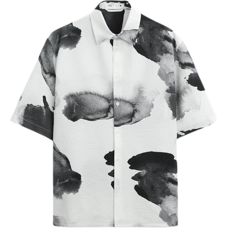 

Рубашка мужская принт Zara, цвет Print
