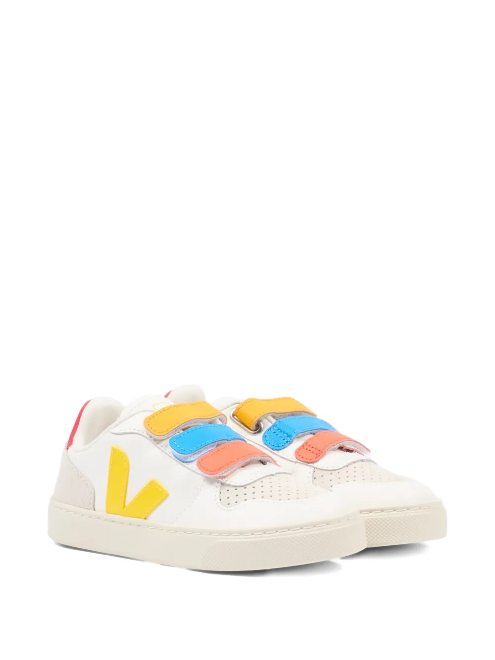 

Кроссовки с ремешками, низкие Veja Kids, белый