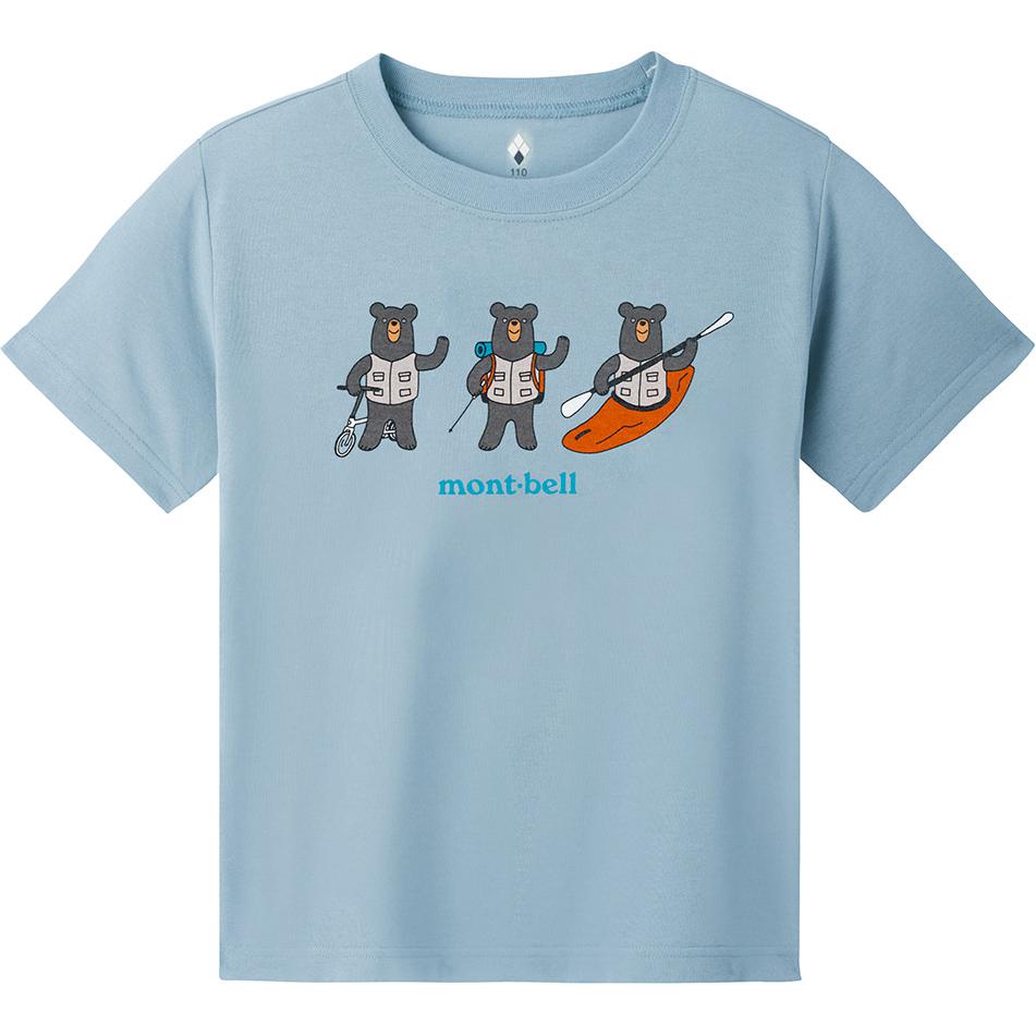 

Детская футболка MONTBELL, светло-голубой, Синий, Детская футболка MONTBELL, светло-голубой