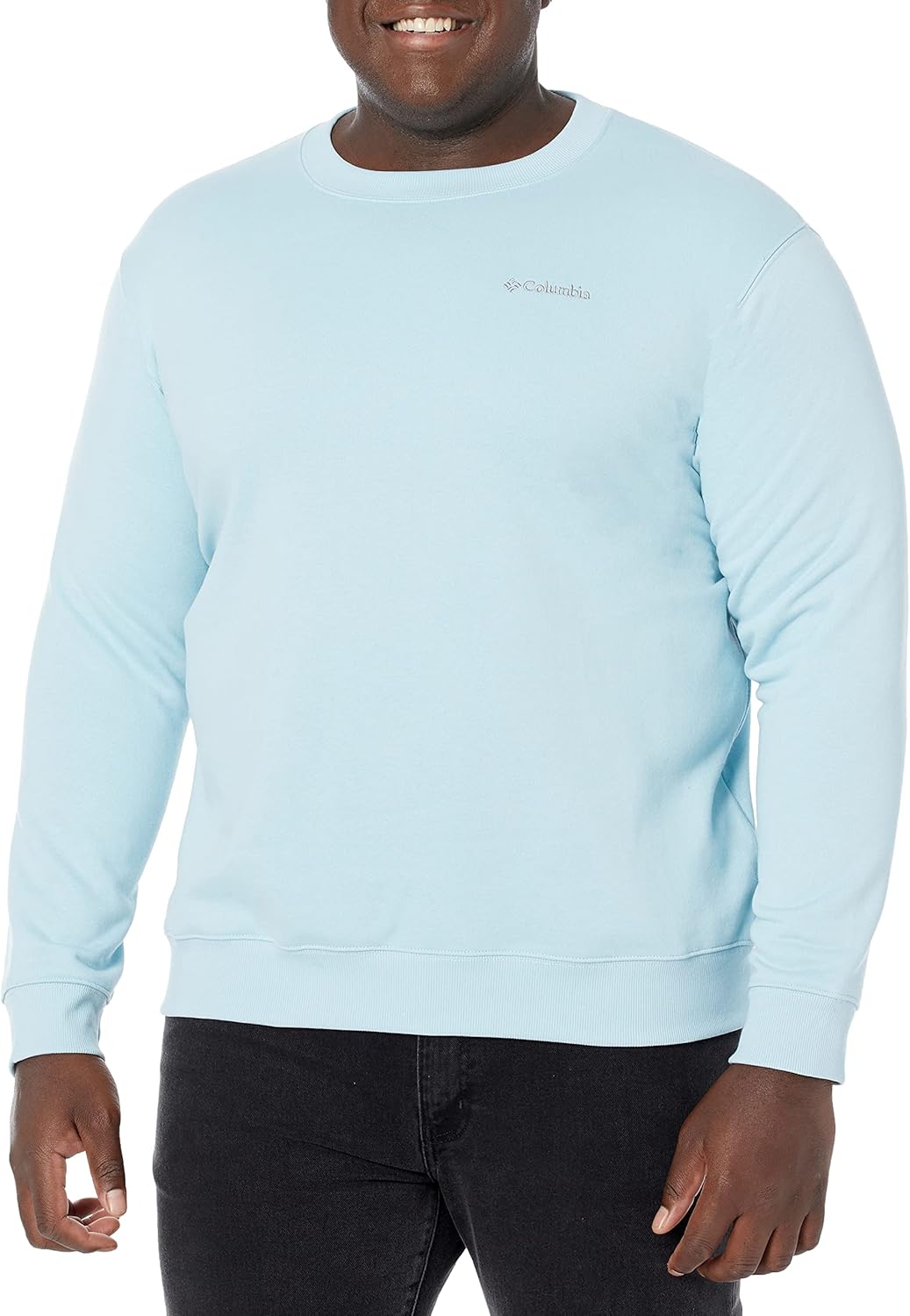 

Columbia мужская толстовка Hart Mountain II с круглым вырезом, Sky Blue