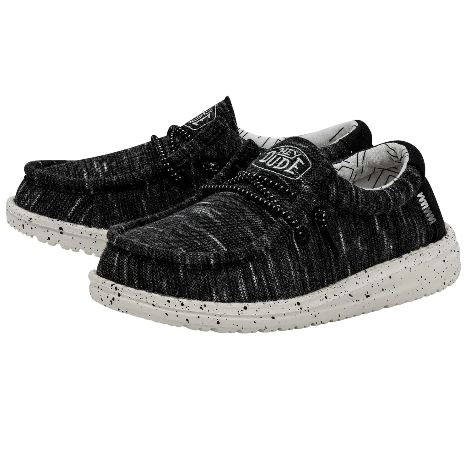 Hey Dude Wally Stretch Black Stretch 40050 Pre-School — фото 4