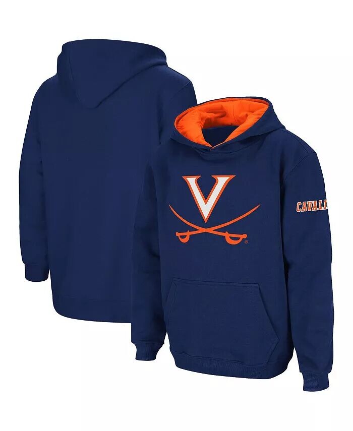 

Темно-синий пуловер с логотипом Big Boys Virginia Cavaliers Colosseum