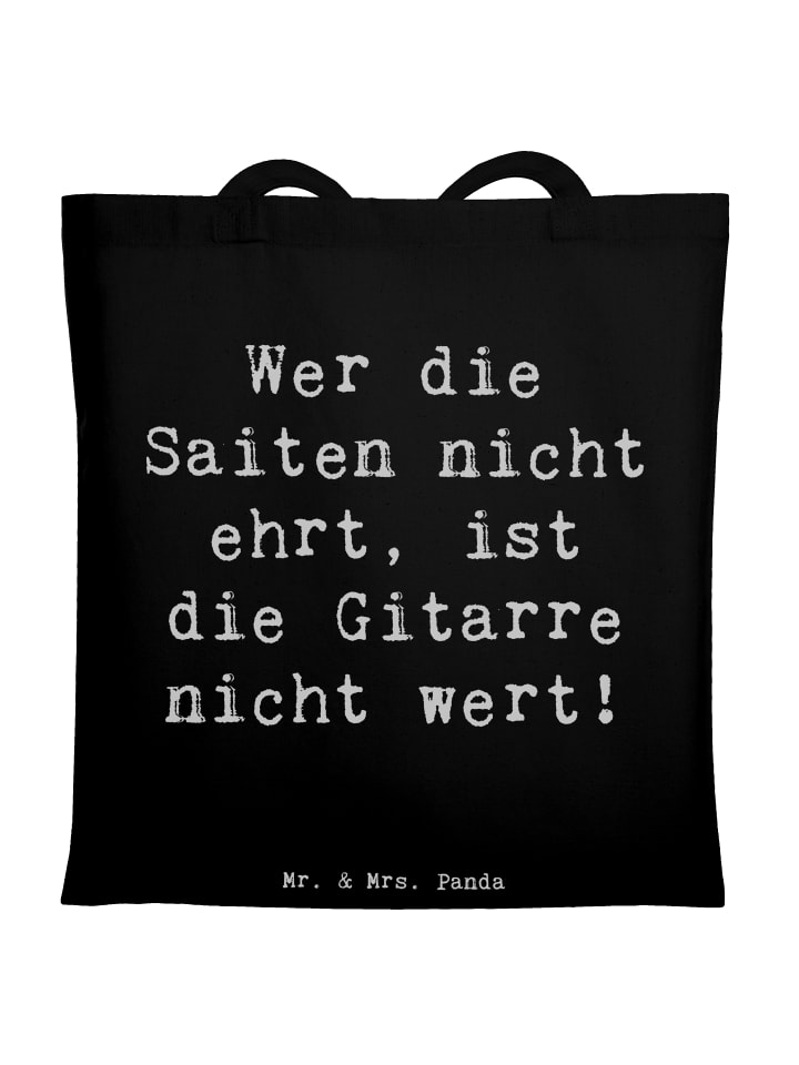

Mr. & Mrs. Panda Сумка для документов с надписью «Ценность гитары» черного цвета