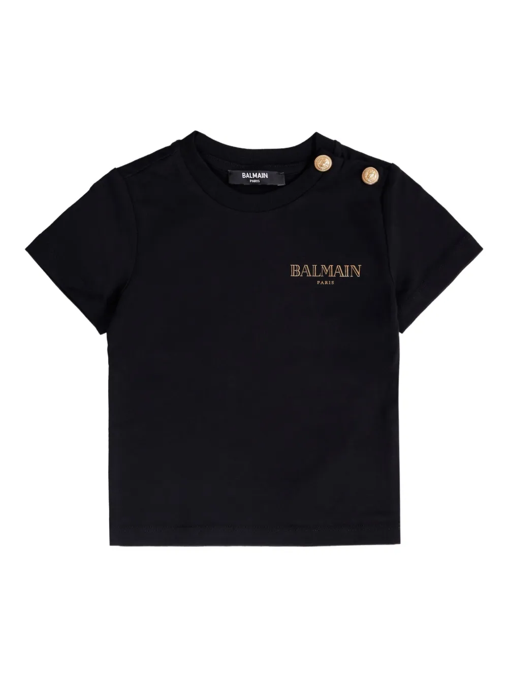 

Футболка с логотипом Balmain Kids, черный
