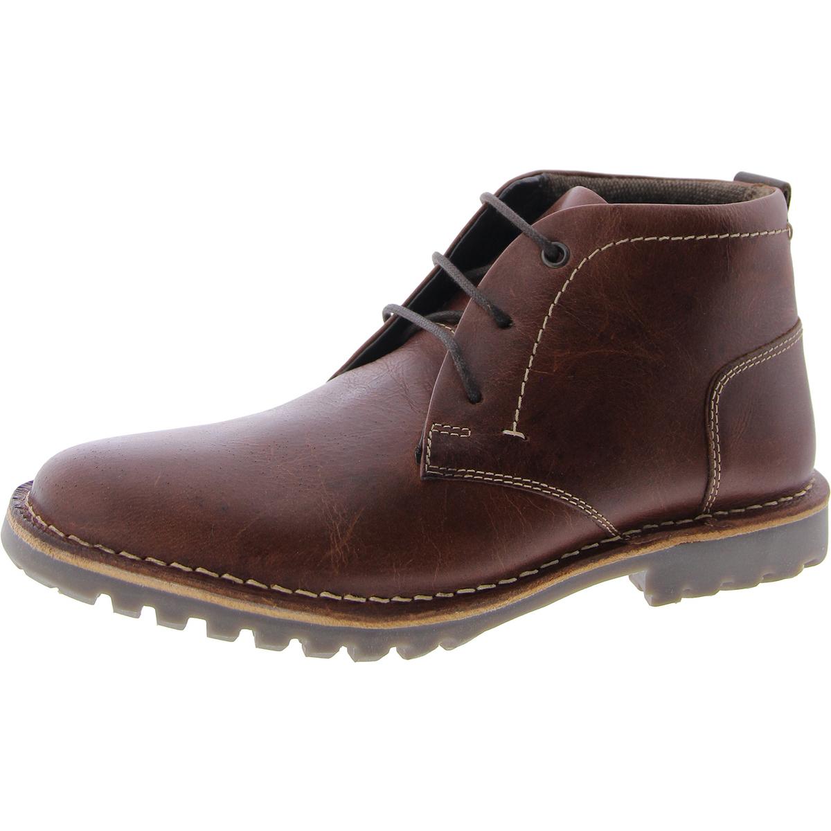 

Мужские кожаные ботинки Harcomb Combat и ботинки на шнуровке Steve Madden, коричневый