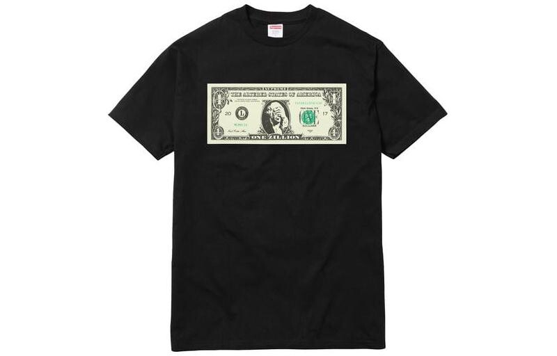Футболка Supreme Dollar, черный — фото 3