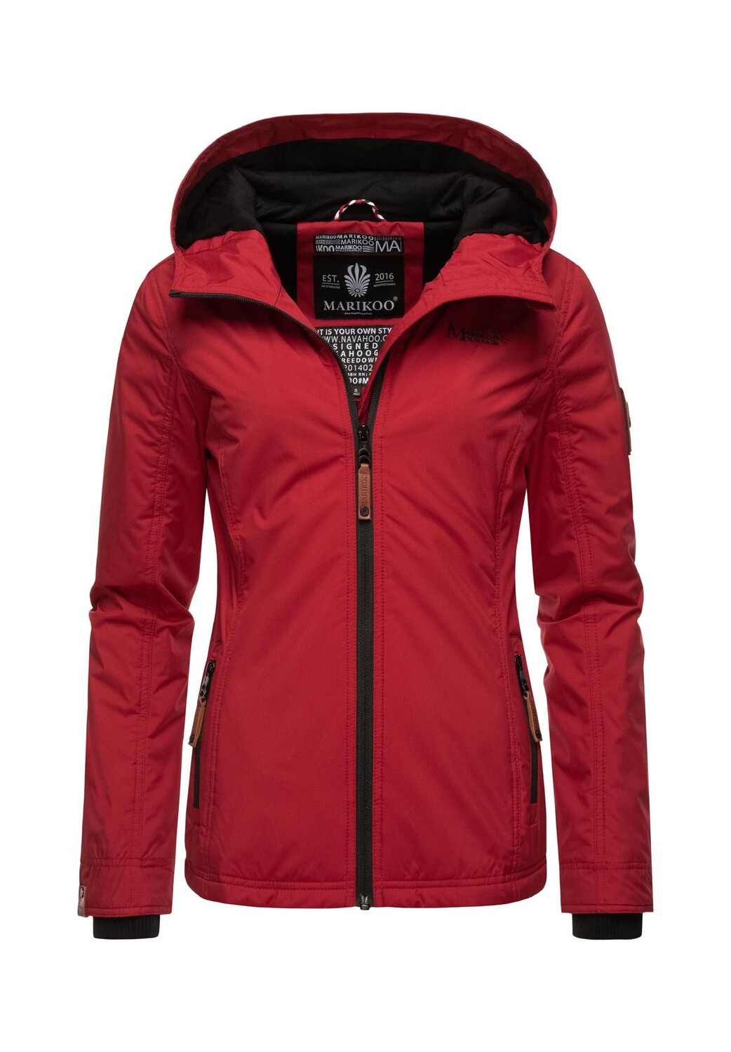 

Переходная куртка ежевика MARIKOO, цвет Dark Red