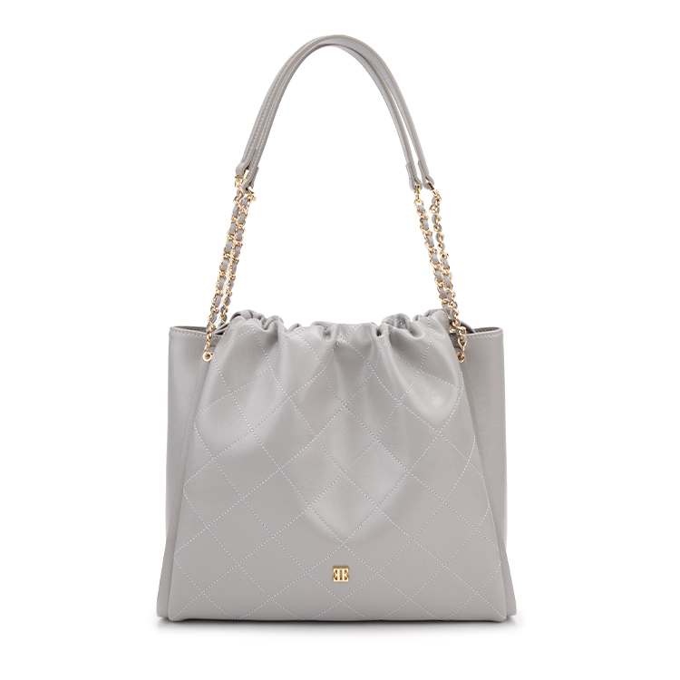 

ELLE Кожаная сумка через плечо Cow Leather Regular Women's Black/Gray