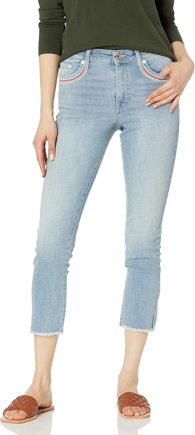 

Ella Moss Женские зауженные укороченные джинсы с высокой посадкой