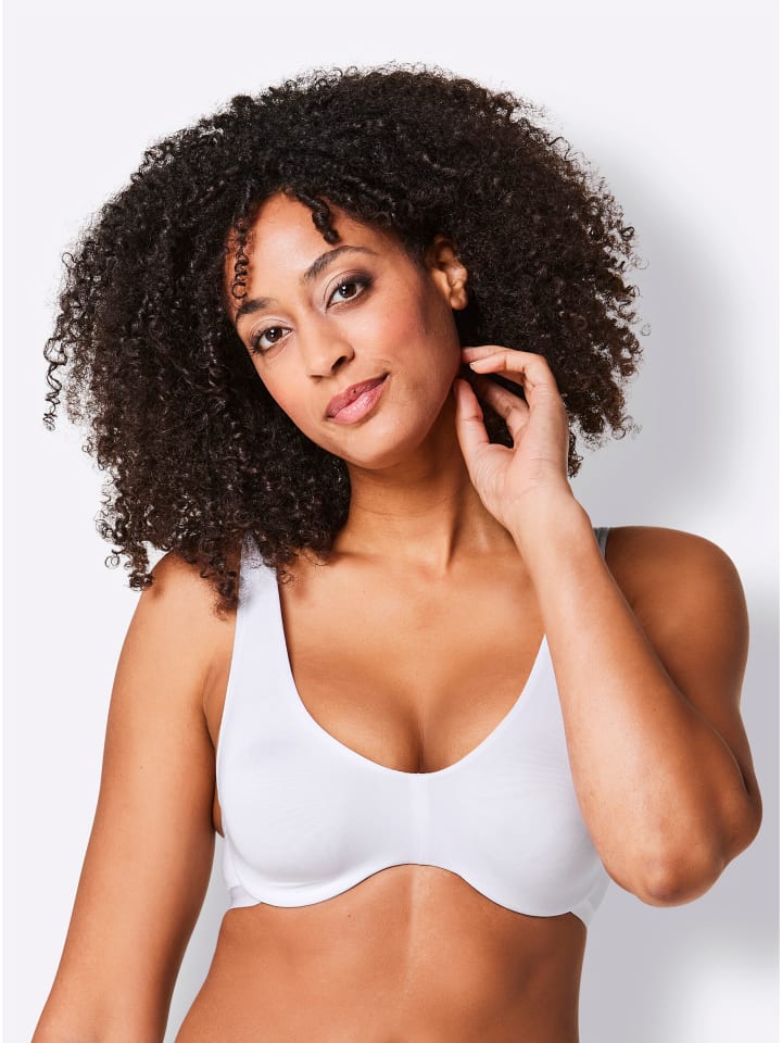 

Бюстгальтер Relief на косточках белого цвета Naturana