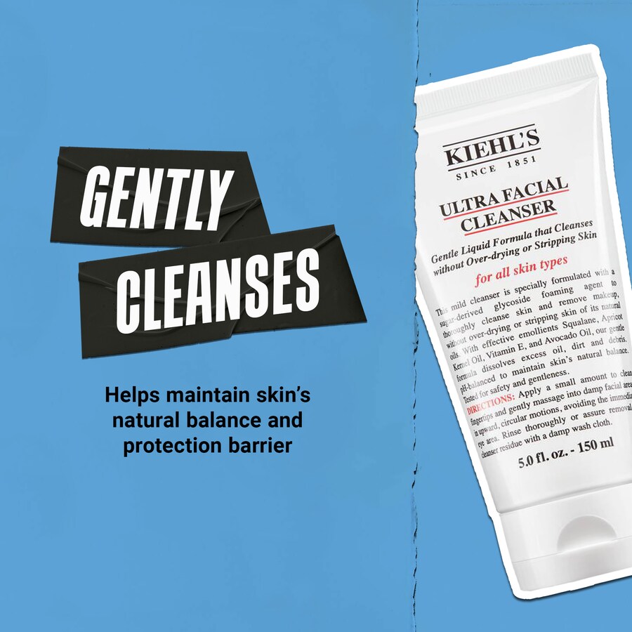 Гель для умывания Kiehl's — Ультрамягкое очищающее средство для лица с глицерином Since, 150 мл — фото 3