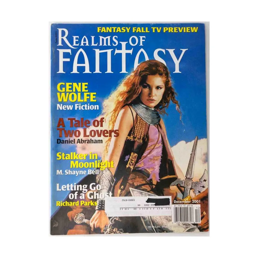 

Журнал 2001 December "Gene Wolfe, A Tale of Two Lovers, Stalker in Moonlight", Realms of Fantasy Magazine