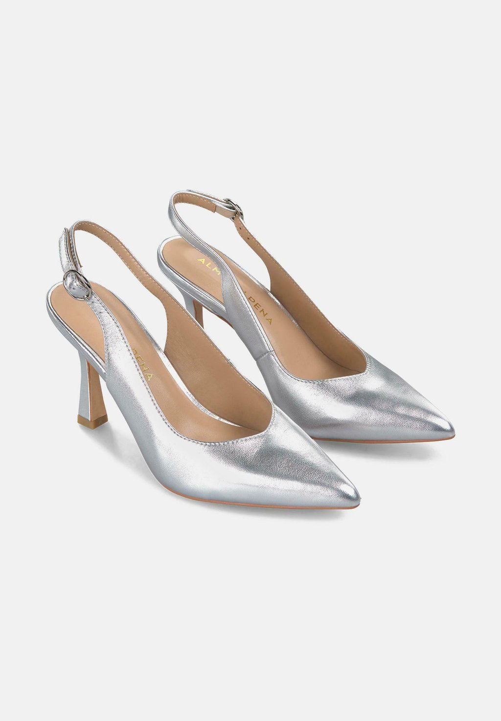 Классические туфли на каблуке High heels Alma en Pena, серебряный — фото 3