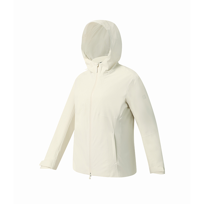 

FILA Женская куртка-ветровка универсальная горная походная термо водонепроницаемая ветрозащитная Streptopelia белая, Streptopelia White