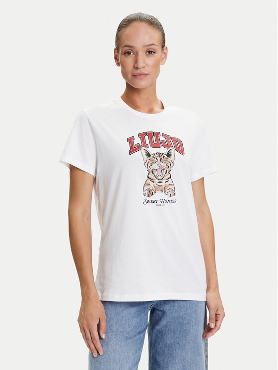 

Футболка regular fit UF5271 JS923 Liu Jo, белый