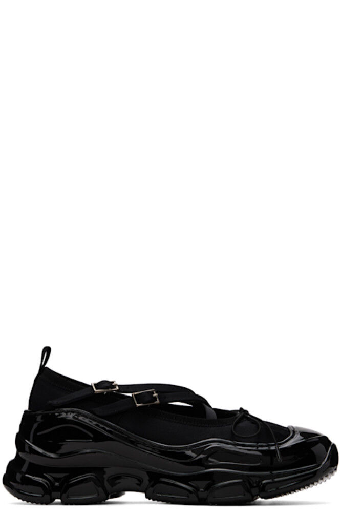 Черные классические кроссовки Criss Cross Tracker Ballerina Simone Rocha