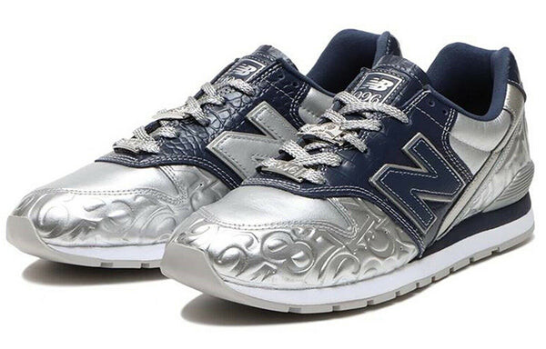 Кроссовки franck muller x 996 серебряные New Balance, серебряный — фото 3