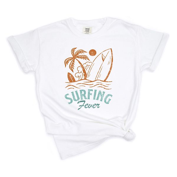 

Футболка Surfing fever garment dyed Simply Sage Market, Зеленый, Футболка Surfing fever garment dyed Simply Sage Market