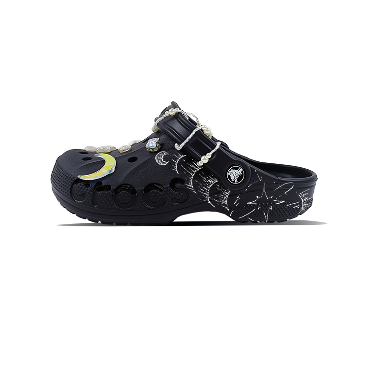 Crocs Сабо Baya Classic Clog унисекс, черные