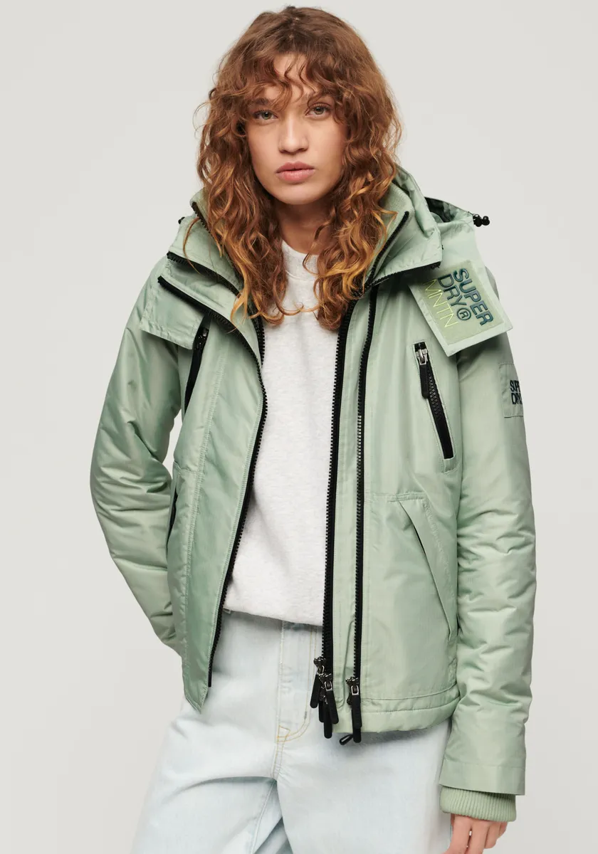 

Куртка Superdry для активного отдыха "HOOD MTN WINDBREAKER JKT", зеленый