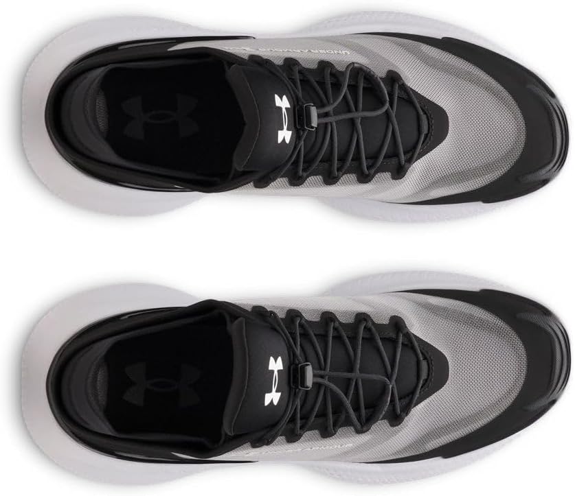 Кроссовки Under Armour Unisex Nova - отзывчивая амортизация и регулируемая пятка, Blackwht — фото 3