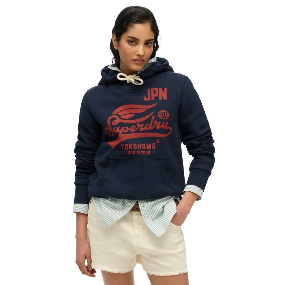 

Худи Superdry High Flyers, синий