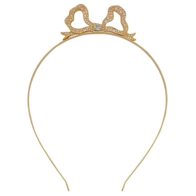 Vivienne Westwood Латунная позолоченная повязка для волос Women's Gold