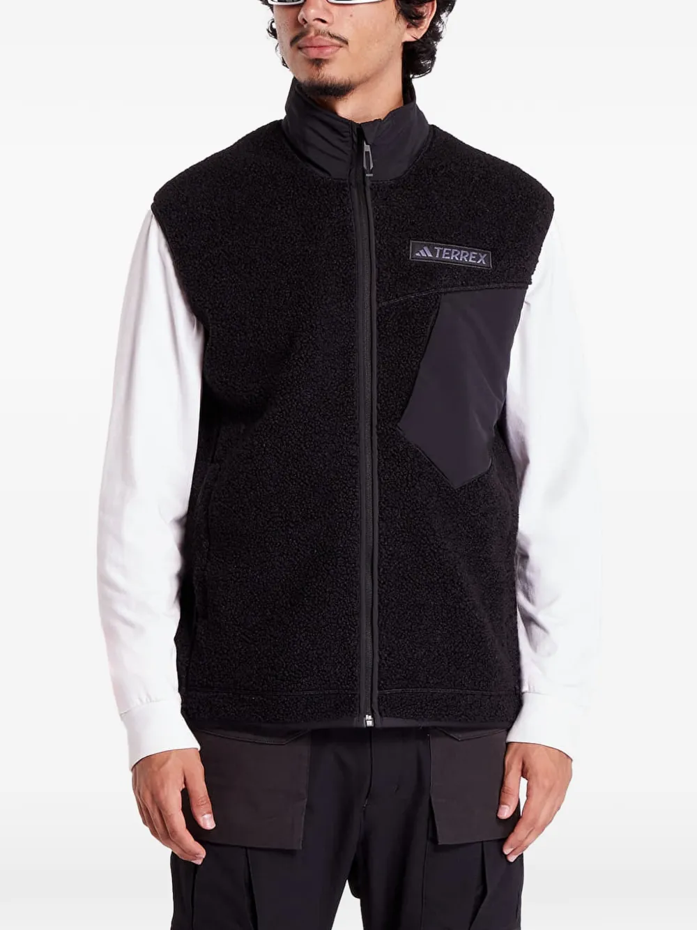 

Жилет Terrex Xploric с высоким воротником Adidas, черный