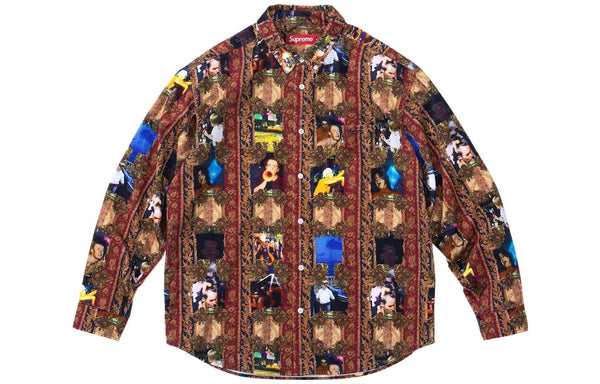 Рубашка x mark leckey fw23 week4 hardcore printed corduroy shirt 'multicolor' Supreme, мультиколор — фото 2