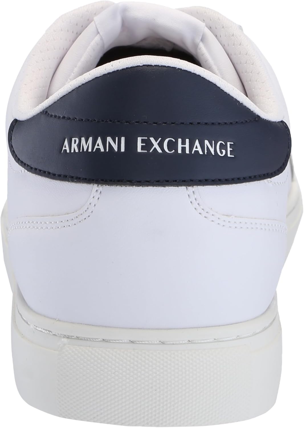 Мужские кроссовки Armani Exchange Paris Low Top из замши с логотипом, белый/синий/темно-синий — фото 3