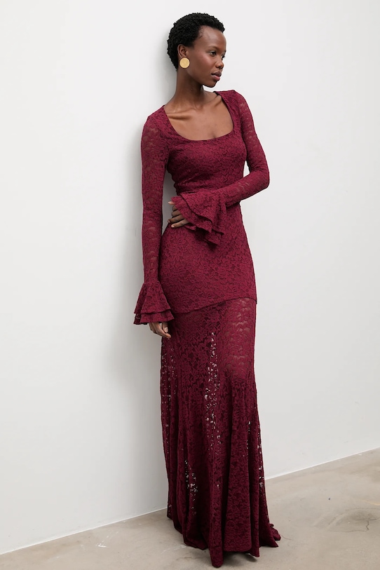 

Платье Answear.LAB, бордовый