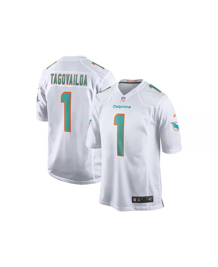 

Мужская игровая джерси Miami Dolphins альтернативная вторая Tua Tagovailoa Nike, коричневый/бежевый