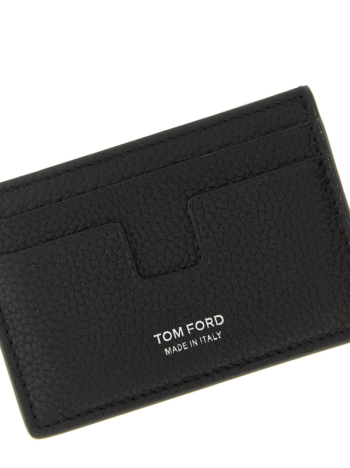 Футляр для карт с чеканной отделкой TOM FORD, черный — фото 3