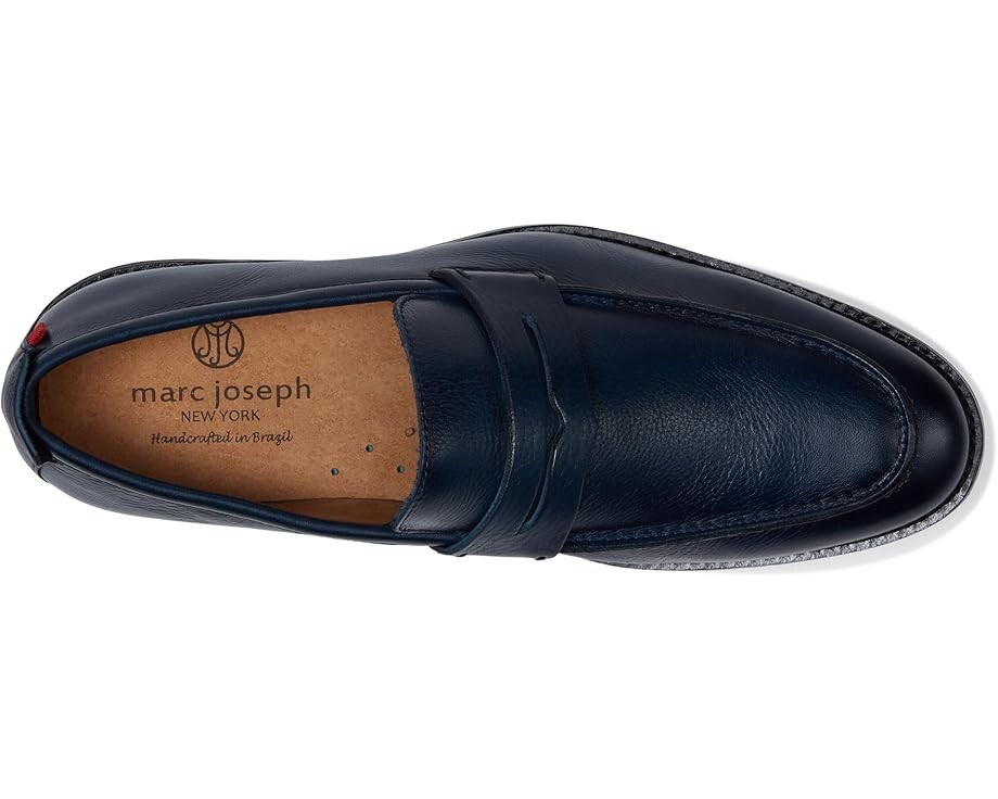 Лоферы Marc Joseph New York Village Street, цвет Navy Burnished Napa Soft — фото 2
