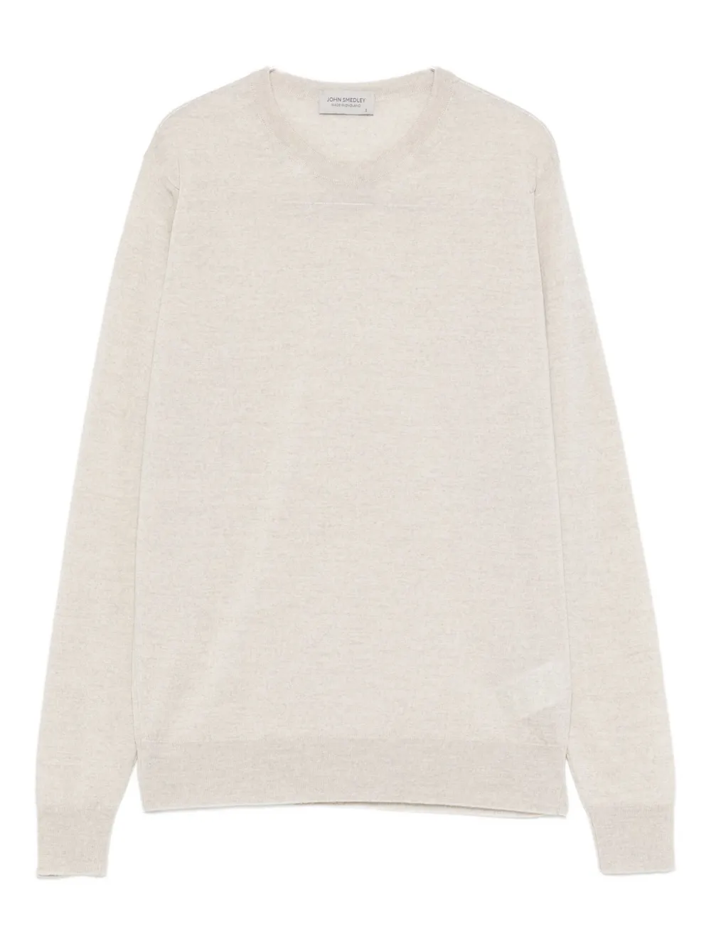 

Джемпер с круглым вырезом John Smedley, нейтральный