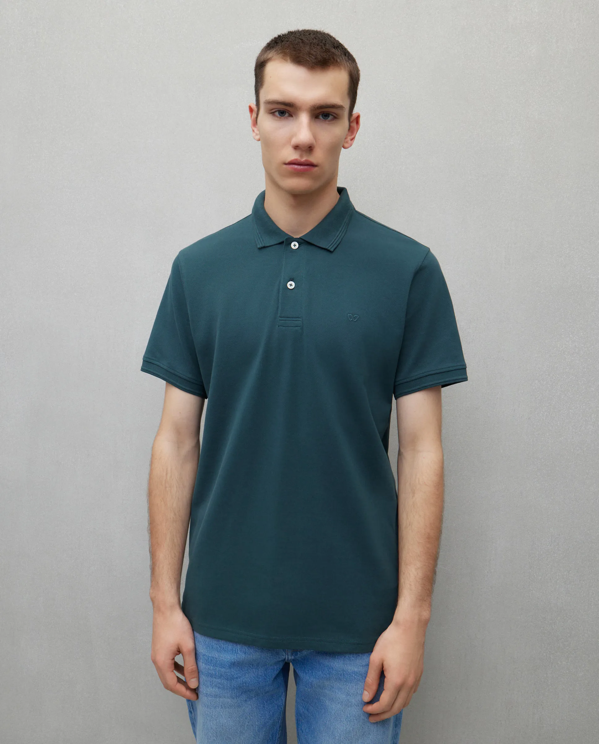 

Поло с коротким рукавом для мужчин Easy Wear, темно-зеленый