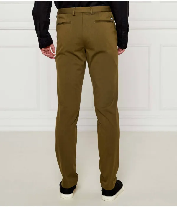 Брюки-Чино Kaito1_t Slim fit Boss, зеленый — фото 4