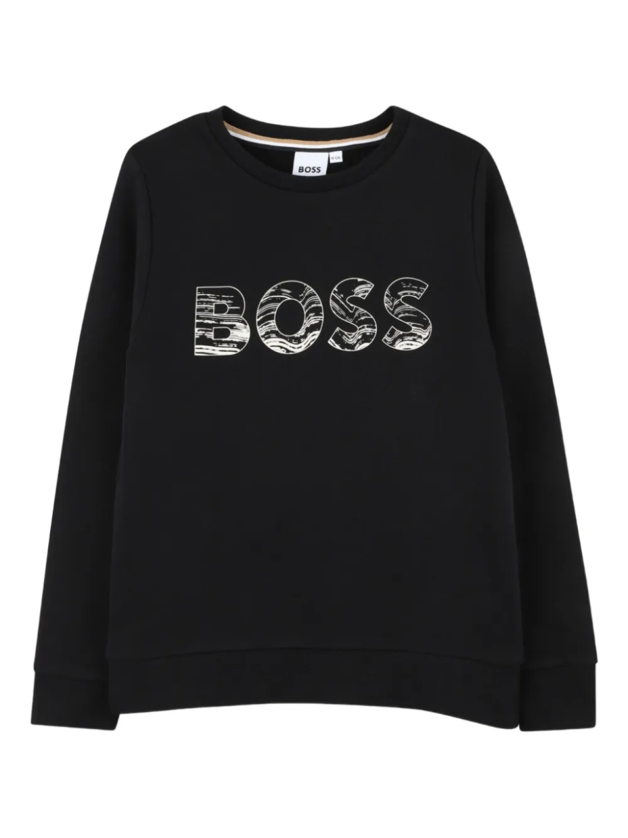 

Футболка с логотипом BOSS Kidswear, черный