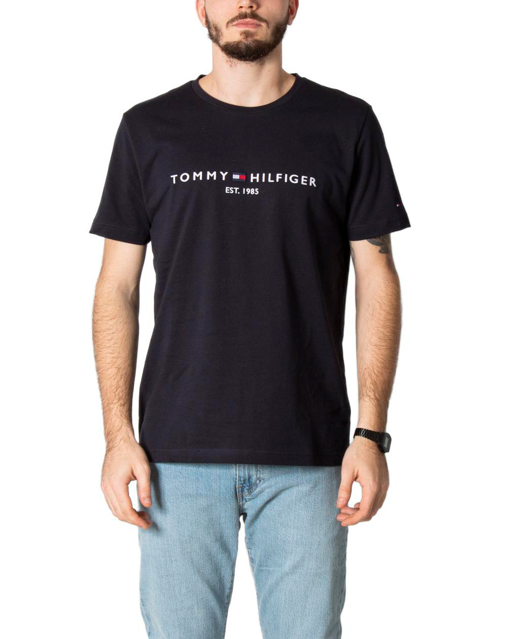 

Футболка мужская Tommy Jeans с фирменным принтом, черный