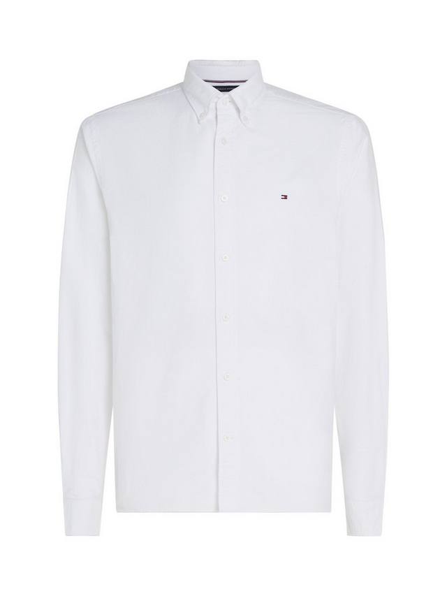 

Оксфордская рубашка с пуговицами и отложным воротником Regular Fit Tommy Hilfiger, Opthic White