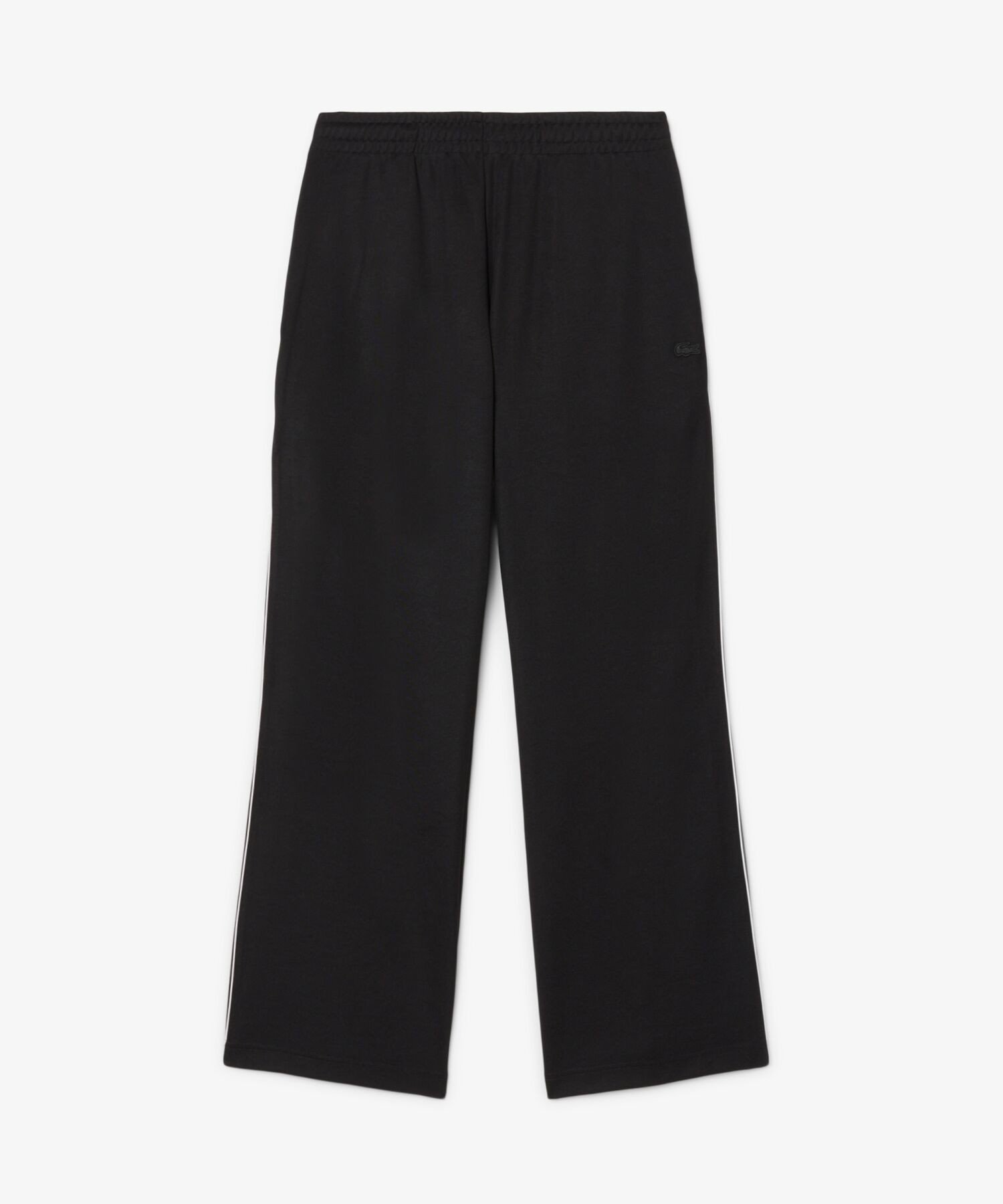 Спортивные брюки свободного кроя с боковой окантовкой LACOSTE, Black