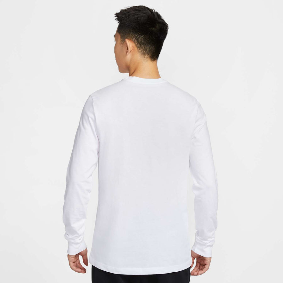 Футболка Nike AS M NK TEE LS M90 OC 2 SP25 T-Shirt Asia Sizing 'White', белый — фото 2