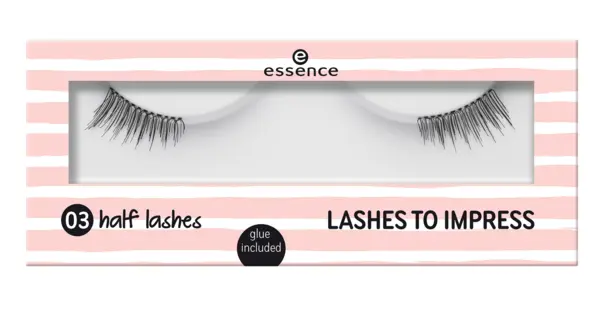 

Essence Lashes To Impress накладные ресницы полосками, 1 шт.