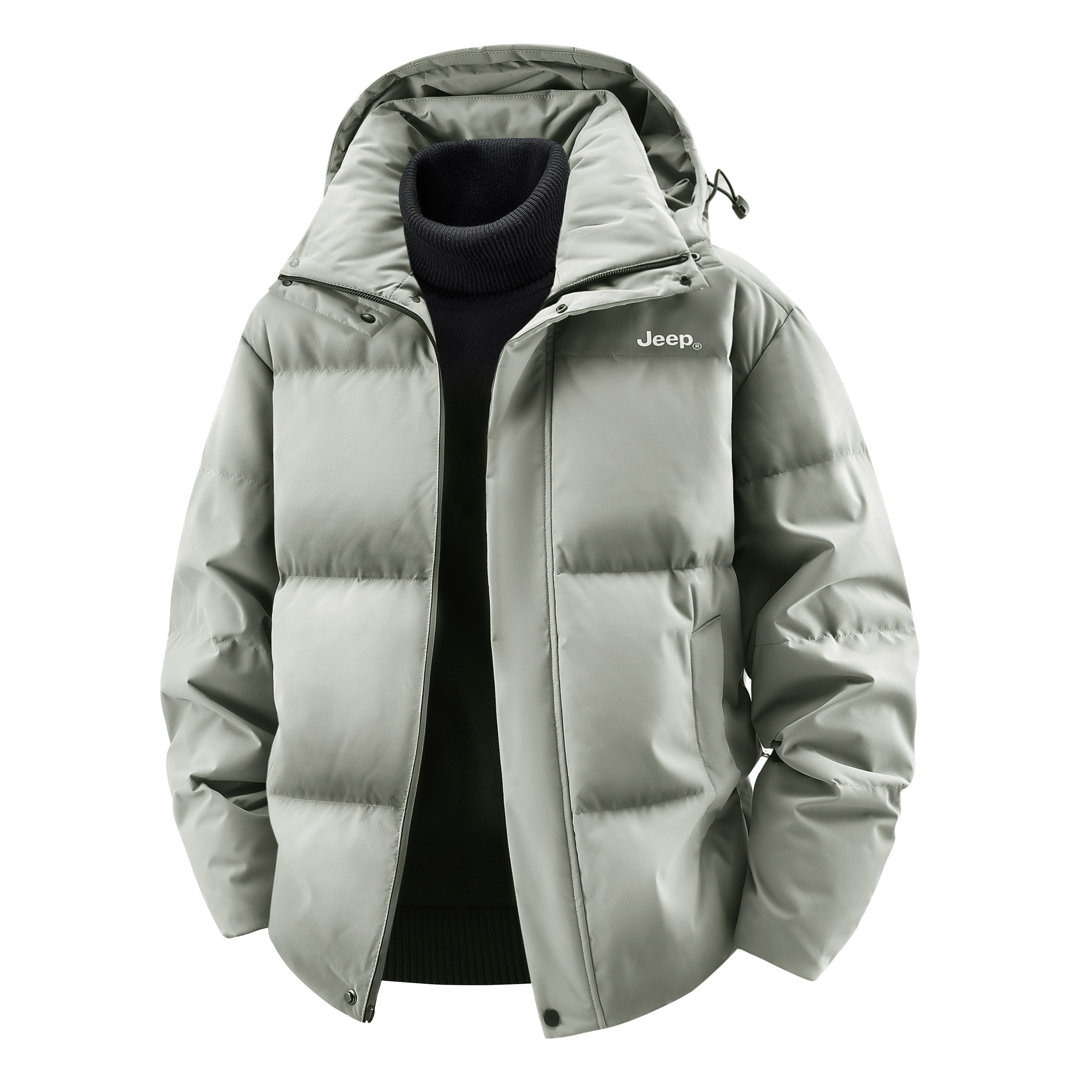 

Пуховик Classic Collection для мужчин Jeep, серый зеленый