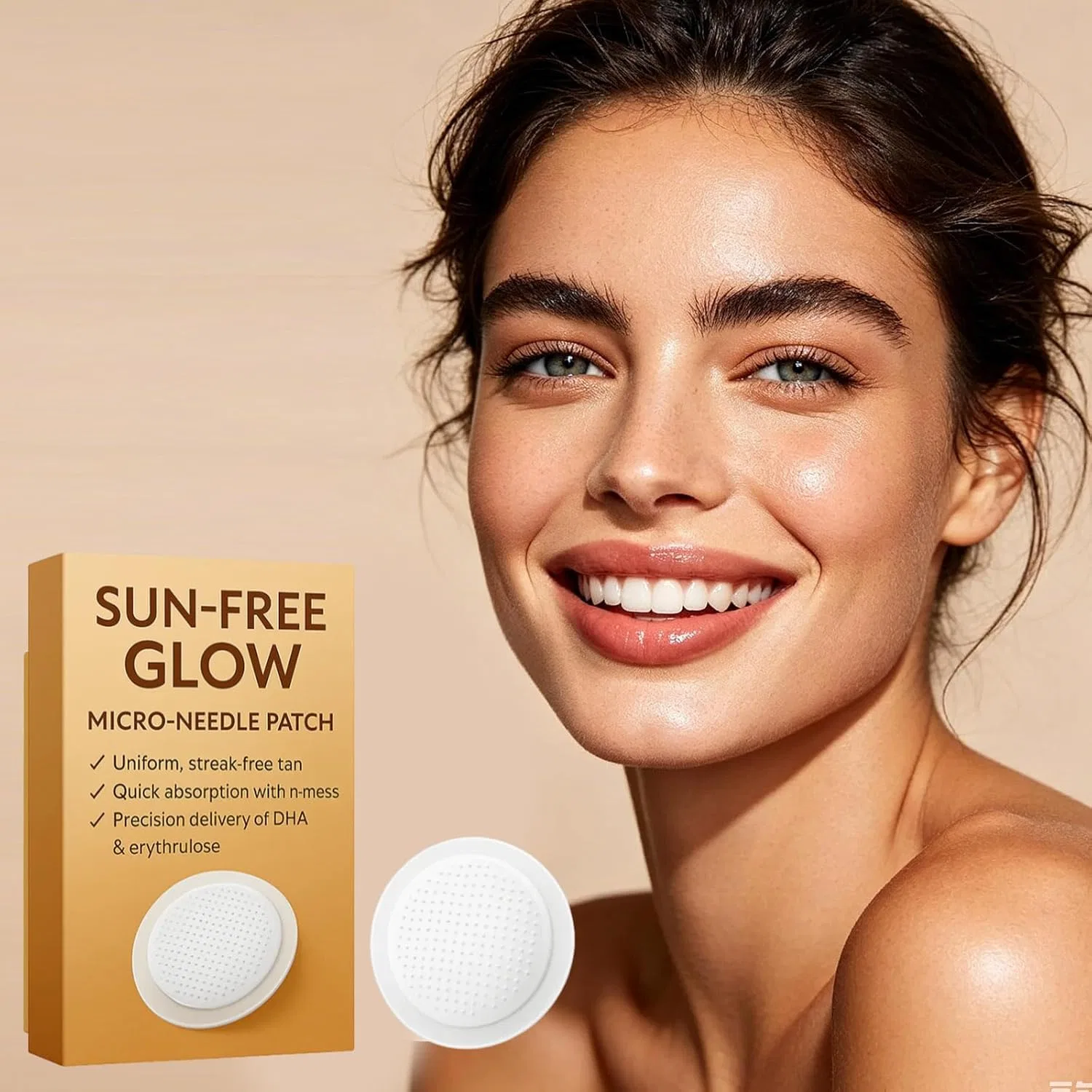 Патчи для автозагара Sun Free Glow для лица и тела Generic, 1Pc — фото 2