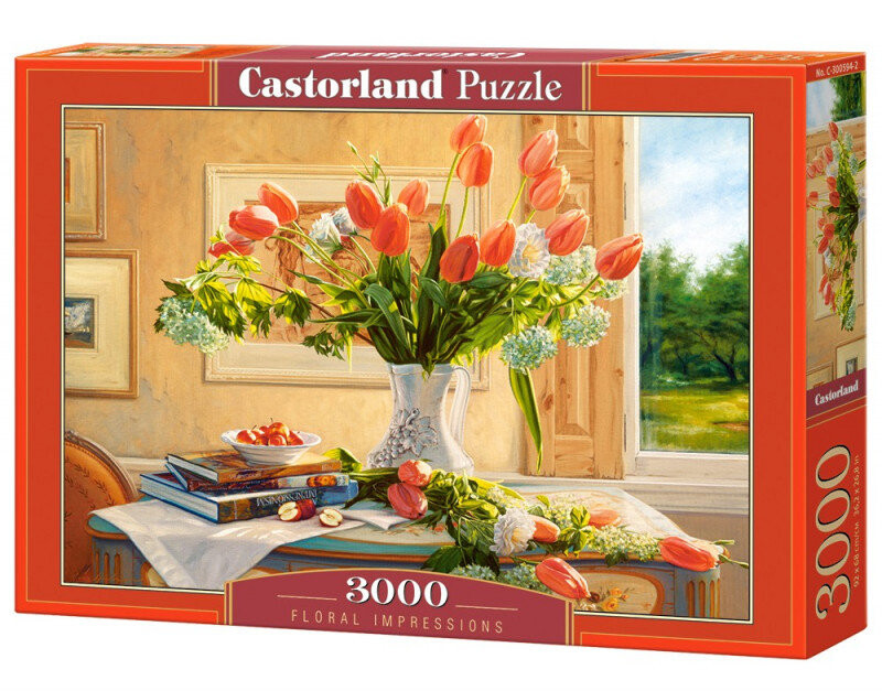 

Касторланд, пазл, Цветочные впечатления, 3000 шт. Castorland