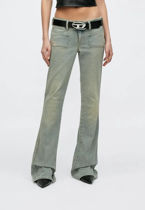 Расклешенные джинсы hush Diesel, Blue Denim