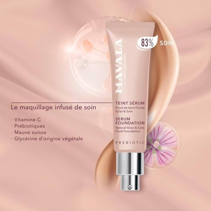 Сыворотка для лица Radiance & Care Fluid Foundation Регулируемое покрытие Mavala — фото 3