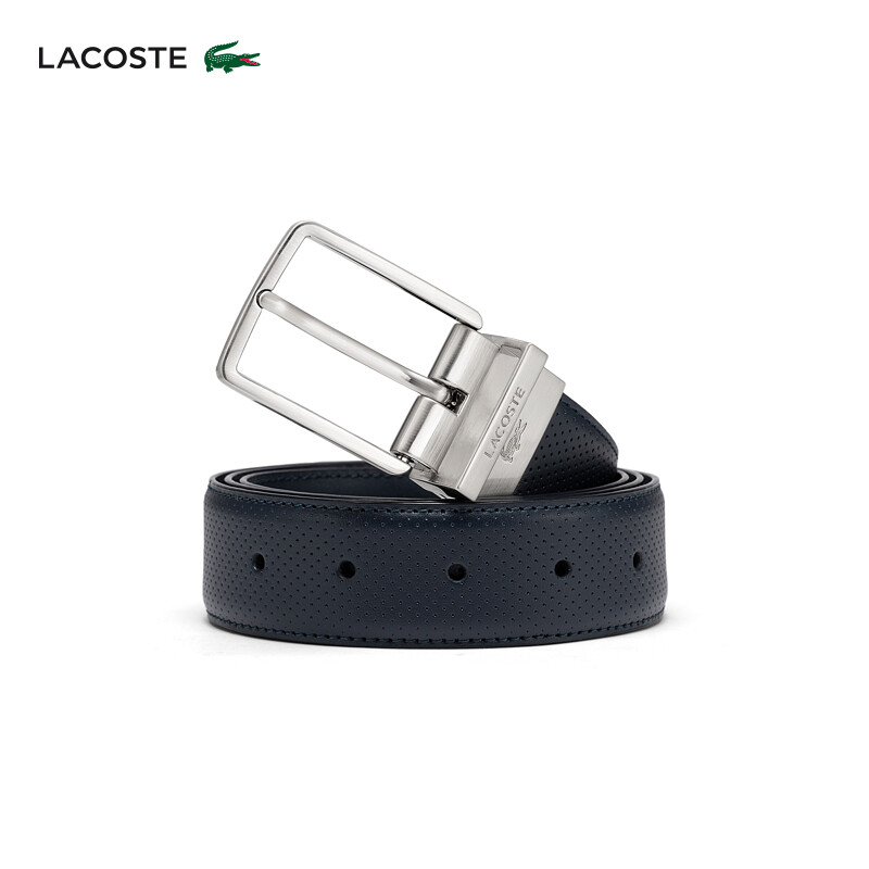 

Ремень классический Lacoste с пряжкой, черный