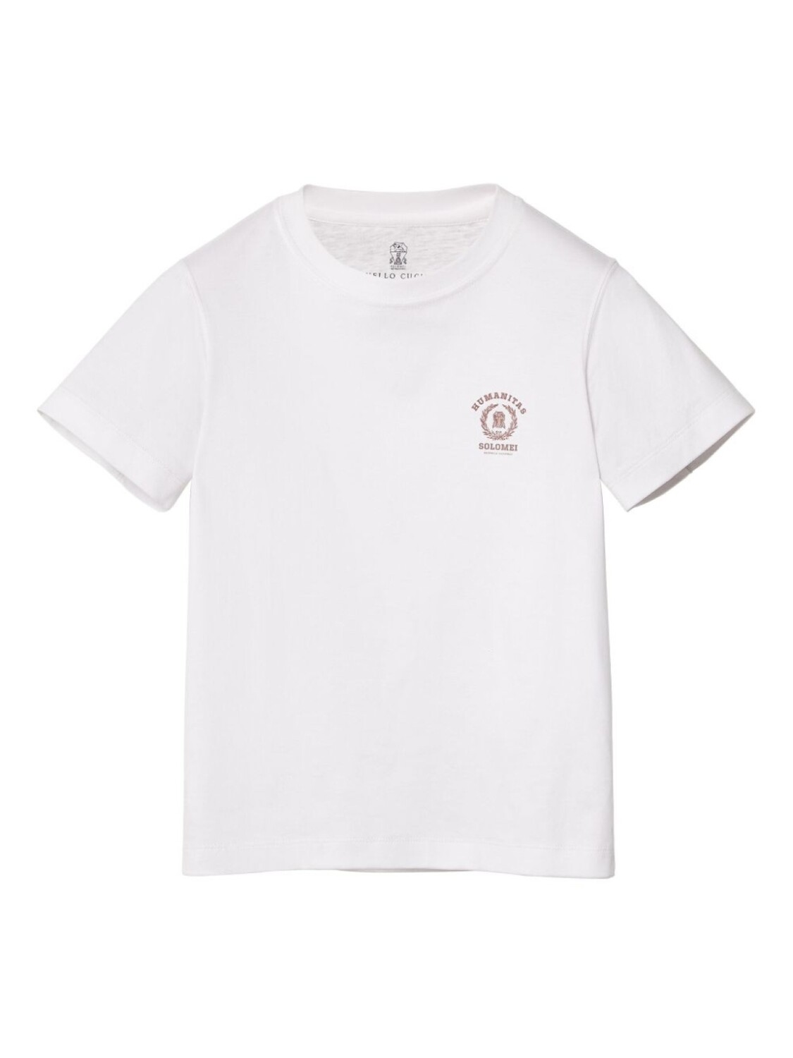 

Brunello Cucinelli Kids футболка Solomei с логотипом, белый